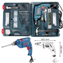 BỘ MÁY KHOAN 500W BOSCH GSB 10 RE SET (100 chi tiết)