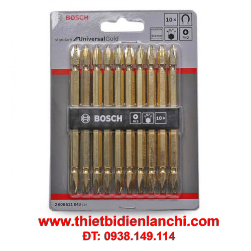Mũi bắt vít BOSCH PH2 110mm 2608521043