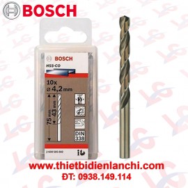 Mũi khoan sắt và inox HSS-Co Bosch 4.2mm 2608585882