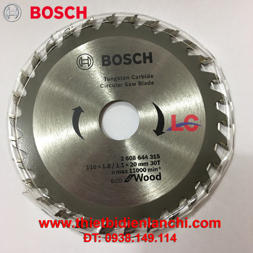 Lưỡi cưa gỗ BOSCH (110X20mm) T30 2608644315