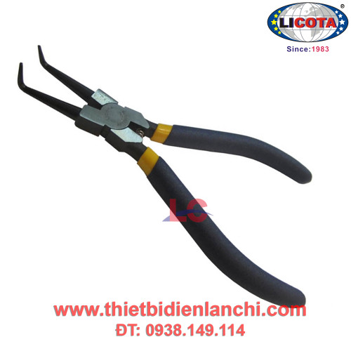 Kìm mở phe trong mũi cong Cao cấp 7" (175mm) Licota - APT-38007B