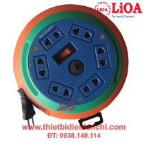 Ổ cắm đĩa bay LiOA DB10-2-10A dây 10m x 2 10A (Nhiều màu)