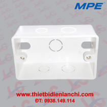 Hộp nhựa âm tường đơn MPE-A157N