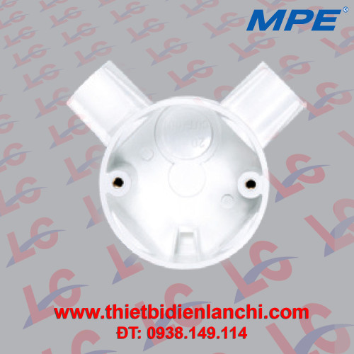 Hộp nối dây 2 đường vuông MPE- 25mm A240-25-2A