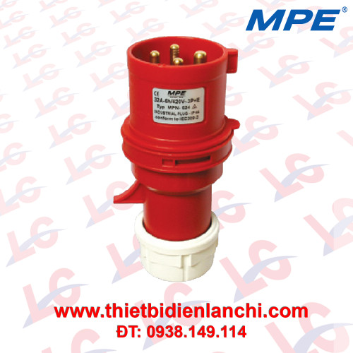 Phích cắm loại di động có kẹp giữ dây MPE-MPN-024