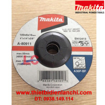 Đá mài sắt Makita A-80911 (100 x 6 x 16mm ) Đá mài sắt Makita A-80911 (100 x 6 x 16mm )