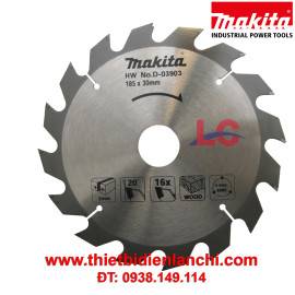 Lưỡi cưa gỗ tròn Makita D-03903 (185 x 30 x 16mm) Lưỡi cưa gỗ tròn Makita D-03903 (185 x 30 x 16mm)