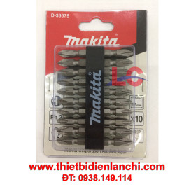 Bộ mũi vít 10 chi tiết Makita D-33679 Bộ mũi vít 10 chi tiết Makita D-33679