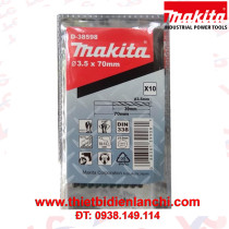 Mũi khoan kim loại MAKITA 3.5mm HSS-R D-38598 Mũi khoan kim loại MAKITA 3.5mm HSS-R D-38598