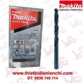 Mũi Khoan Kim Loại Hss-R Makita D-38607 (10 Chiếc/Hộp) Mũi Khoan Kim Loại Hss-R Makita D-38607 (10 Chiếc/Hộp)