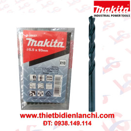 Mũi khoan kim loại MAKITA 5.5mm HSS-R D-38657 Mũi khoan kim loại MAKITA 5.5mm HSS-R D-38657