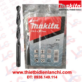 Mũi khoan kim loại MAKITA 8.5mm HSS-R D-38716 Mũi khoan kim loại MAKITA 8.5mm HSS-R D-38716
