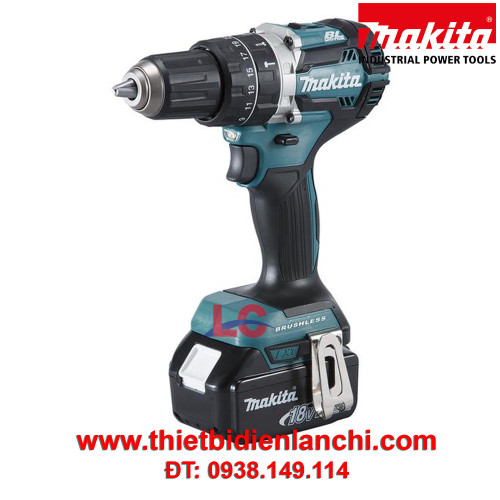 Máy khoan búa chạy pin Makita DHP484RFE (18V)