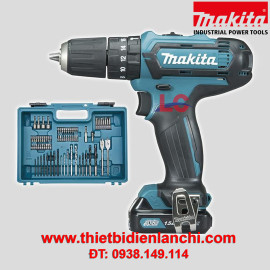 Máy khoan búa - bắt vít dùng Pin Makita HP332DSAE Máy khoan búa - bắt vít dùng Pin Makita HP332DSAE