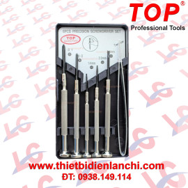 Bộ Tua Vít Có Nhíp Sửa Đồng Hồ, Laptop TOP TPD-30007 (6 Cây) 