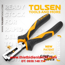 Kềm tuốt dây điện 6" Tolsen 10028 160mm (Vàng) Kềm tuốt dây điện 6" Tolsen 10028 160mm (Vàng)