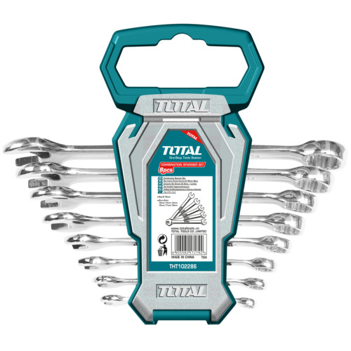 Bộ cờ lê vòng miệng 8 chi tiết Total THT102286