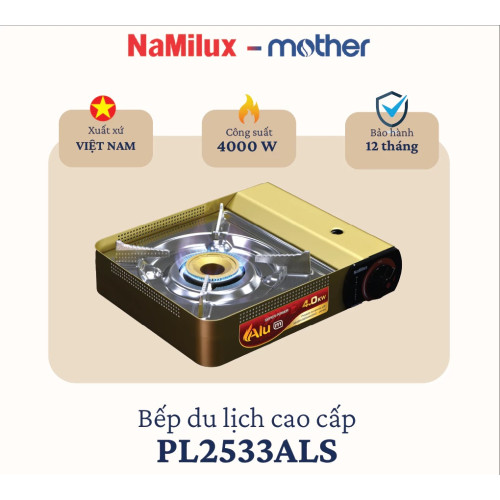 Bếp gas du lịch cao cấp NaMilux PL2533ALS